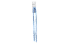Crystal Lane 7-inch Strands 6x8mm Rondelle Opaque Black