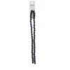 Crystal Lane 7-inch Strands 6x8mm Rondelle Transparent Dark Sapphire