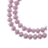 Crystal Lane 7-inch Strands 6x8mm Rondelle Opaque Mauve