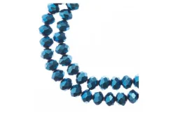 Crystal Lane 7-inch Strands 6x8mm Rondelle Opaque Mauve
