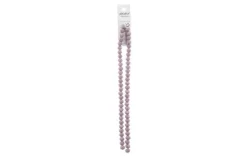 Crystal Lane 7-inch Strands 6x8mm Rondelle Opaque Blue Iris