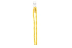 Crystal Lane 7-inch Strands 6x8mm Rondelle Opaque Blue w/Half Champagne Luster