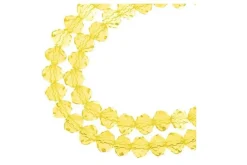 Crystal Lane 7-inch Strands 6x8mm Rondelle Opaque Blue w/Half Champagne Luster