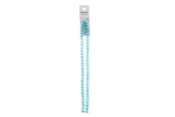 Crystal Lane 7-inch Strands 6x8mm Rondelle Transparent Dark Green AB