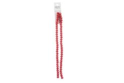 Crystal Lane 7-inch Strands 6x8mm Rondelle Transparent Red