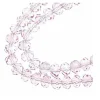 Crystal Lane 7-inch Strands 6x8mm Rondelle Opaque Pink