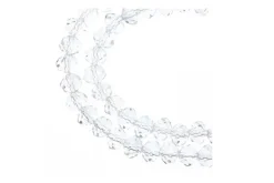 Crystal Lane 7-inch Strands 6x8mm Rondelle Opaque Pink
