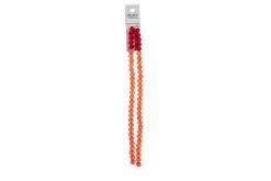 Crystal Lane 7-inch Strands 6x8mm Rondelle Transparent Pink AB