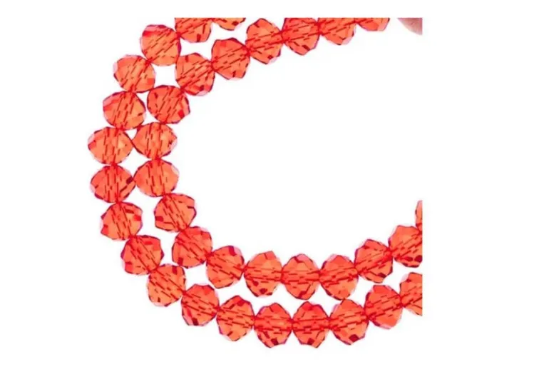 Crystal Lane 7-inch Strands 6x8mm Rondelle Transparent Crystal AB