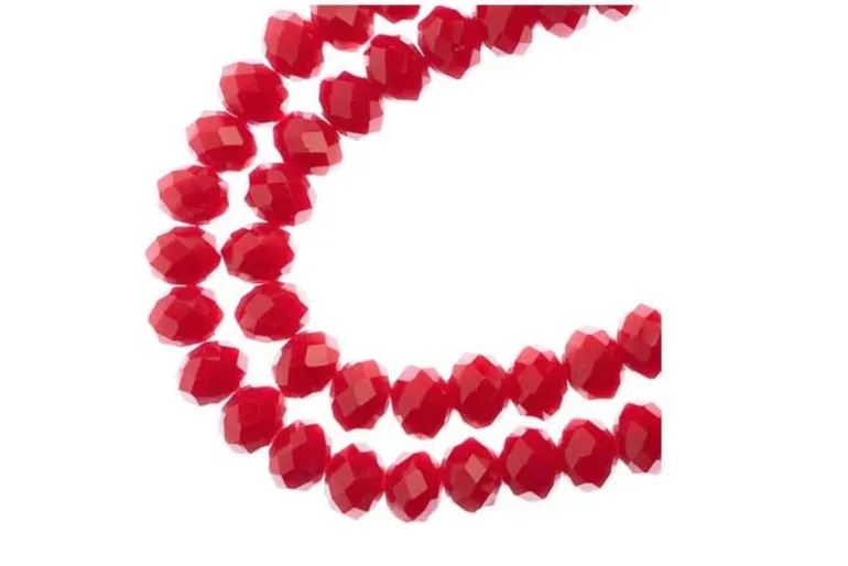 Crystal Lane 7-inch Strands 6x8mm Rondelle Transparent Crystal AB