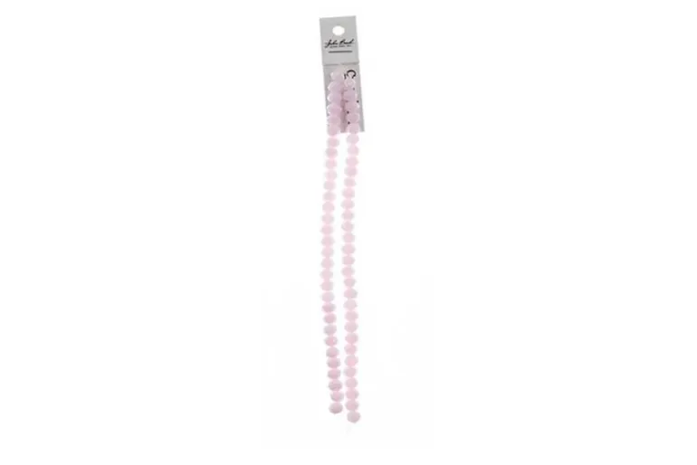 Crystal Lane 7-inch Strands 6x8mm Rondelle Transparent Crystal AB