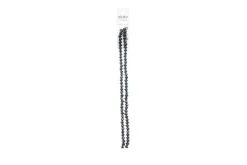 Crystal Lane 7-inch Strands 4x6mm Rondelle Opaque Dark Sapphire w/Half Iris