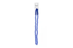Crystal Lane 7-inch Strands 4x6mm Rondelle Opaque Dark Purple