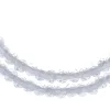 Crystal Lane White UV Rondelle Beads, 4mm