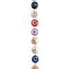 Crystal Lane – 10x6mm Flat Round Eye Mixed Color