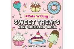 Cute N Cozy Sweet Treats Mini Coloring Book