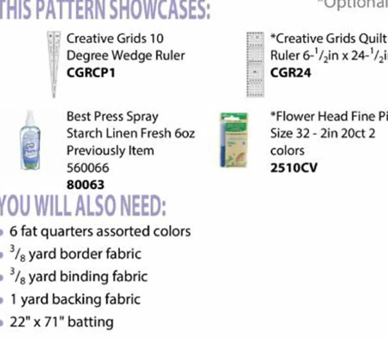 Cut Loose Press O Say Can You See Table Runner Sewing Pattern
