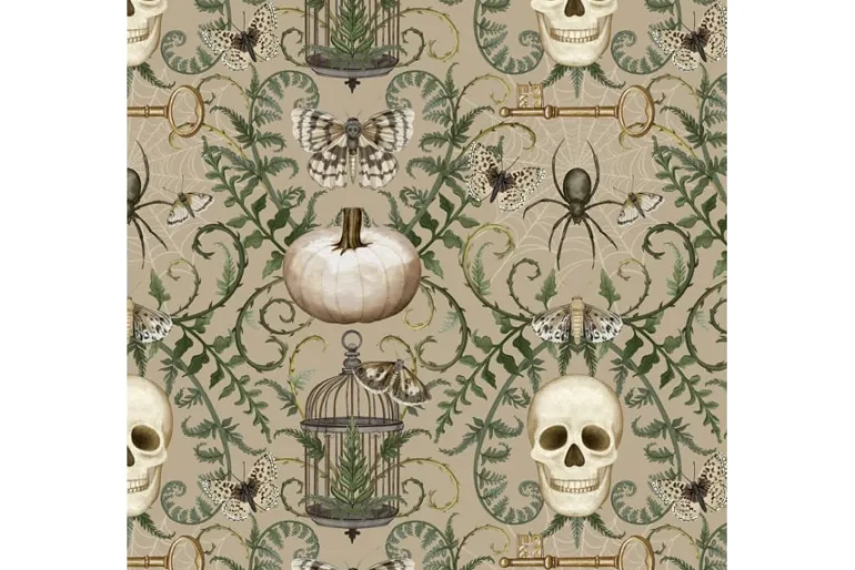 Dark Academia Skulls and Succulents