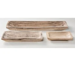 Dark Rustic Dough Bowl – Large (38″ x 12″ x 4″)