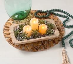 Dark Rustic Dough Bowl – Medium