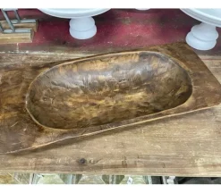 Dark Rustic Dough Bowl – Medium