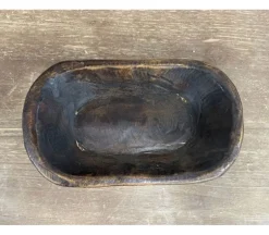 Dark Rustic Dough Bowl – Small