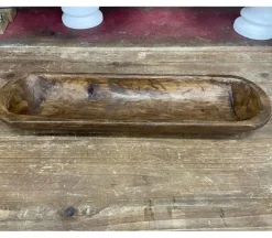 Dark Rustic Dough Bowl – Small