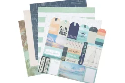 DCWV 12″X12″ Cardstock Stack – Painted Flowers