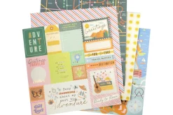DCWV 12″X12″ Cardstock Stack – Painted Flowers