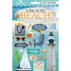 3D Destination Stickers – Beach