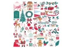Dear Santa Puffy Stickers