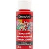 DecoArt Crafters Acrylic All-Purpose Paint – 2-ounce – Red Orange