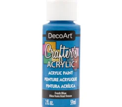 DecoArt Crafters Acrylic All-Purpose Paint – 2-ounce – Fresh Blue