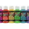 DecoArt Crafters Acrylic Value Pack Set – 6 Piece – Brights