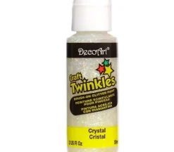 Decoart Craft Twinkles Acrylic Paint – 2-ounce – Crystal