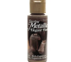 Decoart Dazzling Metallics – 2-ounce – Rich Espresso