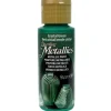 Decoart Dazzling Metallics – 2-ounce – Crystal Green