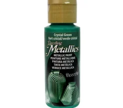 Decoart Dazzling Metallics – 2-ounce – Crystal Green