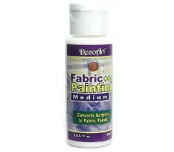 Decoart Fabric Paint Medium – 2-ounce