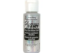 Decoart Glamour Dust Glitter – 2-ounce – Silver Bling