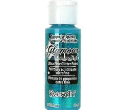 Decoart Glamour Dust Glitter – 2-ounce – Turquoise Sparkle