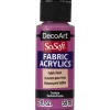 DecoArt SoSoft Fabric Acrylic Paint – 2-ounce – Fuchsia