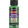 DecoArt SoSoft Fabric Acrylic Paint – 2-ounce – Christmas Green