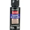 DecoArt SoSoft Fabric Acrylic Paint – 2-ounce – Lamp Black