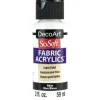 DecoArt SoSoft Fabric Acrylic Paint – 2-ounce – White