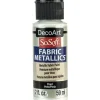 DecoArt SoSoft Fabric Metallics Acrylic Paint – 2-ounce – Pearl