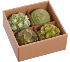 3″ Decorative Orb Assortment, Green