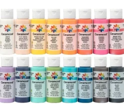 Delta Ceramcoat Acrylic – 2-ounce – White Black and Grays (view colors)