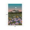 Denik Layflat Notebook – 5×8 – Snail and Mushroom