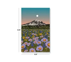 Denik Layflat Notebook – 5×8 – Snail and Mushroom